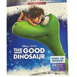 🦕 7 MOVIES/$50 – The Good Dinosaur Blu-ray + DVD – Disney Pixar Classic